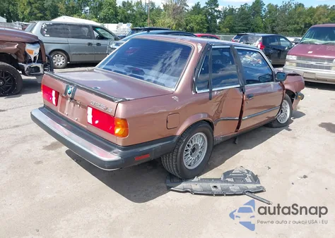1987 BMW 325 Is Automatic z USA, uszkodzony, nr VIN WBAAA2305H3113765